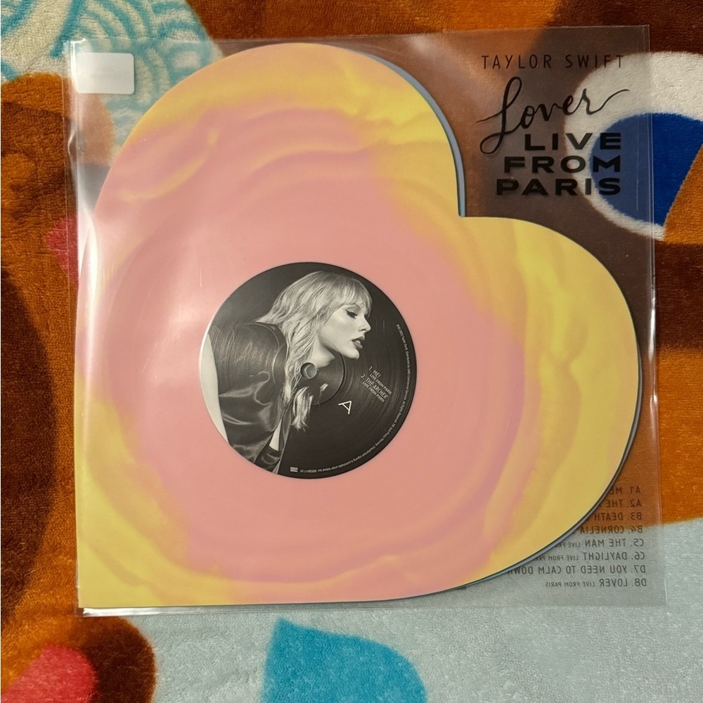 Taylor Swift Lover (Live From Paris) Heart Shaped
Vinyl (2025)